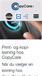 Mobile Screenshot of copycare.dk