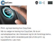 Tablet Screenshot of copycare.dk
